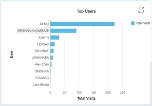 Top Users Fiori Usage Analytics